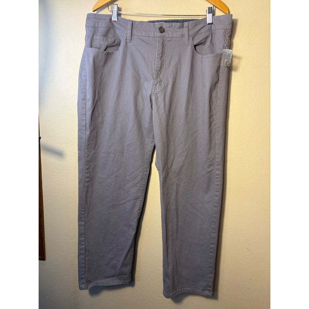 Flag & Anthem Nashville Straight Leg Grey Chino Pants Mens 38x30